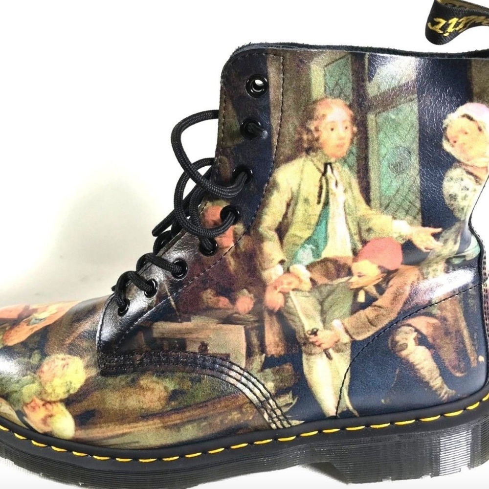 Dr Martens Pascal 8 Eye Artist Hogarth Renaissance - Picture 8 of 8
